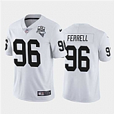 Nike Raiders 96 Clelin Ferrell White 2020 Inaugural Season Vapor Untouchable Limited Jersey Dzhi,baseball caps,new era cap wholesale,wholesale hats